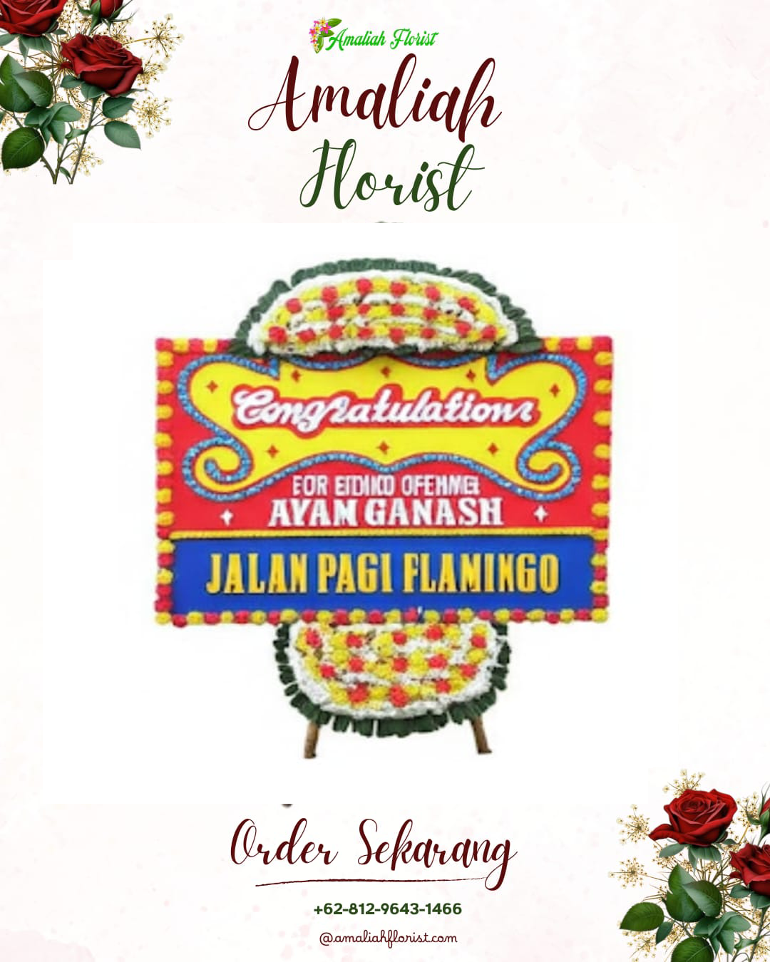 Sewa Papan Bunga Pakal